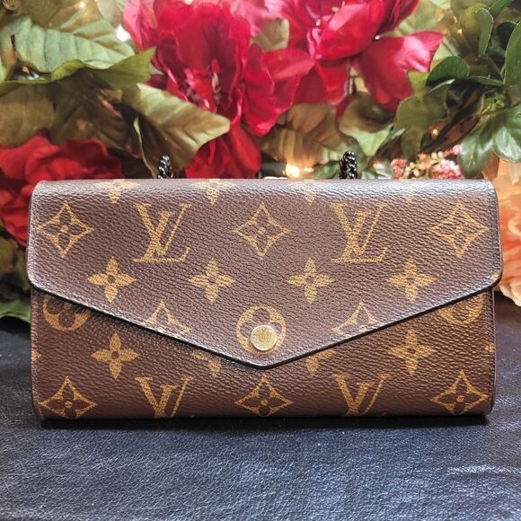 Louis Vuitton Sarah  WalletMonogram Coquelicot Lining box and dustbag Pr… - Picture 4 of 17